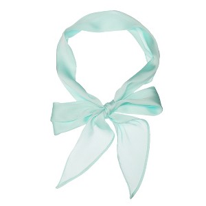 INSPIRE CHIC Women's Plain Solid Color Pure Skinny Long Neckerchief Hair Band 55.12 x 5.12 inches(L*W) - 1 of 4