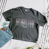 Simply Sage Market S.W.Smiley More Love Boxy Crop Top - 3 of 4