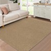 Washable Modern Solid Large Area Rugs for Bedroom Living Room, Soft Non Slip Textured Carpet for Home Office - 4 of 4