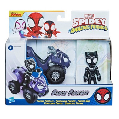 Marvel Spidey and His Amazing Friends Black Panther 2-in-1 Change 'n Go Panther Patroller