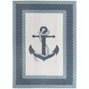 Unique Loom Outdoor Coastal Collection Area Rug - Anchor (' " x ' "  ) - 2 of 4