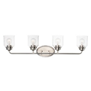 Maxim Lighting Acadia 4 - Light Vanity in  Satin Nickel - 1 of 4