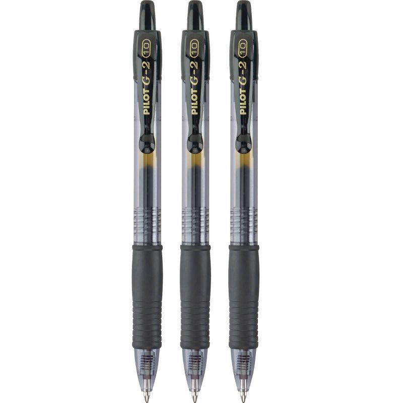 Pilot 3ct G2 Gel Pens Bold Point 1.0mm Black Ink, 3 of 4