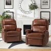 Set of 2 Lorenzo Genuine Leather Power Rocking Recliner | ARTFUL LIVING DESIGN - 2 of 4