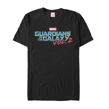 Men's Marvel Guardians Of The Galaxy Vol. 2 Logo T-shirt : Target
