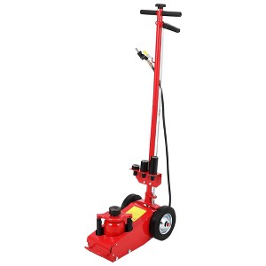 22 Ton Air Hydraulic Floor Jack, 44,000 LBS Capacity, 9"-17.7" Low Profile Air Operated Axle Bottle Jack - 1 of 4