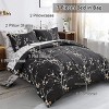 Hub Styler Queen Flower Plum Bedding Set - 4 of 4