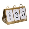 Unique Bargains Vintage Wood Desk Flip Calendar 1 Pc - 3 of 4
