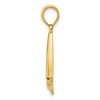 Black Bow Jewelry 14k Yellow Gold Polished Sailboat Pendant, 15 x 23mm - 2 of 4