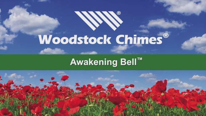Woodstock Windchimes Awakening Bell, Wind Chimes For Outside, Wind Chimes For Garden, Patio, and Outdoor Décor, 6"L, 2 of 8, play video