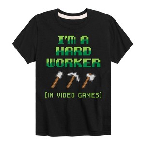 Boys' - Instant Message - Gamer Short Sleeve Graphic T-Shirt - 1 of 4
