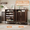 6-Tier Shoe Storage Cabinet with Adjustable Shelves, Freestanding Shoe Organizer - 4 of 4