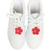 Unique Bargains Faux Leather Flower Shoelace Charms 1 Pair - 2 of 4