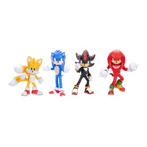 Sonic the Hedgehog 3 5" Action Figure Set - 4pk: Superheroes & Comics, Animation, TV and Movies, Batteries Included (Target Exclusive) - 1 of 4