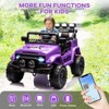 12V Ride On Truck Car,Kids Electric Vehicle with Parent Remote Control,Ride On Toy Truck with Spring Suspension, 3 Speeds,Lights,Music for Kids 3-8 - 4 of 4