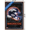 Trends International NFL Denver Broncos - Neon Helmet 23 Framed Wall Poster Prints - 3 of 4