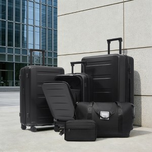 GDFStudio Voyager 5-Piece ABS Luggage Set with Front-Opening Carry