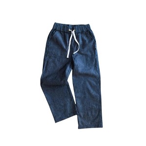 Kids' Organic Reinforced Straight Leg Pants Light Denim - Jackalo - 1 of 4