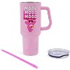 Silver Buffalo Care Bears Love-A-Lot Bear Stainless Steel Tumbler With Handle | Holds 40 Ounces - 4 of 4