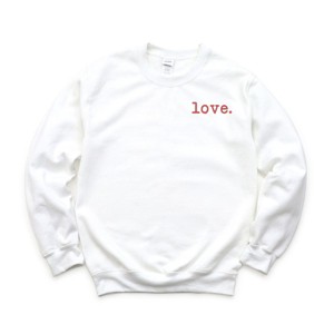 Simply Sage Market Embroidered Love Typewriter Mini Sweatshirt - 1 of 4