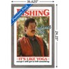 Trends International Parks and Recreation - Ron Swanson Fishing Framed Wall Poster Prints - 3 of 4