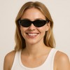 Anna-Kaci Women's Retro Y2K Futuristic Folding Sunglasses UV400 protection - 3 of 4