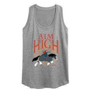Women's - Disney - Merida Aim High Bow & Arrow Graphic Racerback Tank - 1 of 4