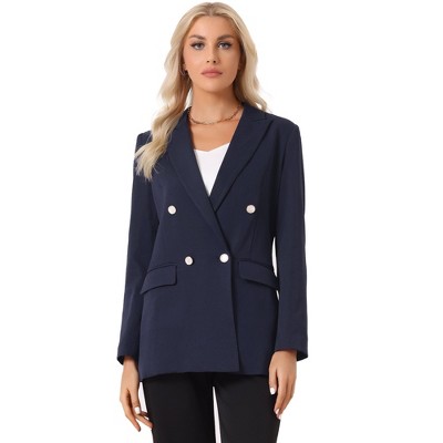Allegra K Women's Work Office Business Lapel Collar Dressy Casual Blazers