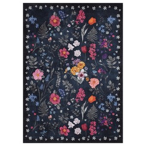 homfan Colorful Color Floral Door Mat Indoor Entrance Non-Slip Soft Oriental Vintage Carpet Kitchen Entryway Bedroom Corridors Indoor - 1 of 4