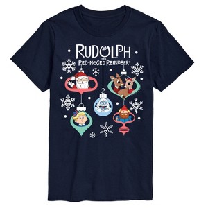 Men's - Rudolph - Rudolph Ornaments Short Sleeve Graphic T-Shirt - 1 of 4