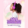 iClever Kids Headphones Cat Ear, LED Light Up, 85dBA Safe Volume, Stereo Sound Toddler Headphones for Travel Schoo - 3 of 4