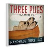 Stupell Industries Vintage Three Pugs in Canoe, 12" x 12" - 3 of 4