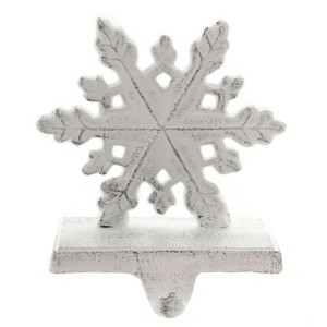 Christmas 5.0 Inch Snowflake Stocking Holder Stocking Holder , Cast Iron (1PC) - 1 of 3