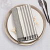 Saro Lifestyle Cotton Table Napkins With Stripe Design (Set of 4) - 4 of 4