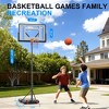 SUGIFT Portable Basketball Hoop, 32" Shatter-Resistant Backboard, Adjustable 6.9–8.5 ft, Fillable Base w/ Wheels, Outdoor for Kids, Teens & Adults - 4 of 4
