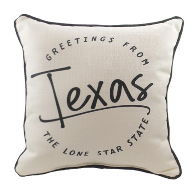 Home Decor 16.0 Inch Greetings From "State" Travel Souvenir Trip Throw Pillows