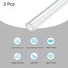 Unique Bargains Lamp Lantern Water Cooling System Acrylic Rigid Round Tubes 2 Pcs 10" - 3 of 4