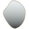 vidaXL Gold Wall Mounted Mirror - Clear Glass Vanity Mirror with PVC Frame - Suitable for Bedroom, Living Room, Bathroom. - 2 of 4
