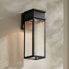 John Timberland Sintef 14 1/4" High Sand Black LED Outdoor Wall Light - 2 of 4