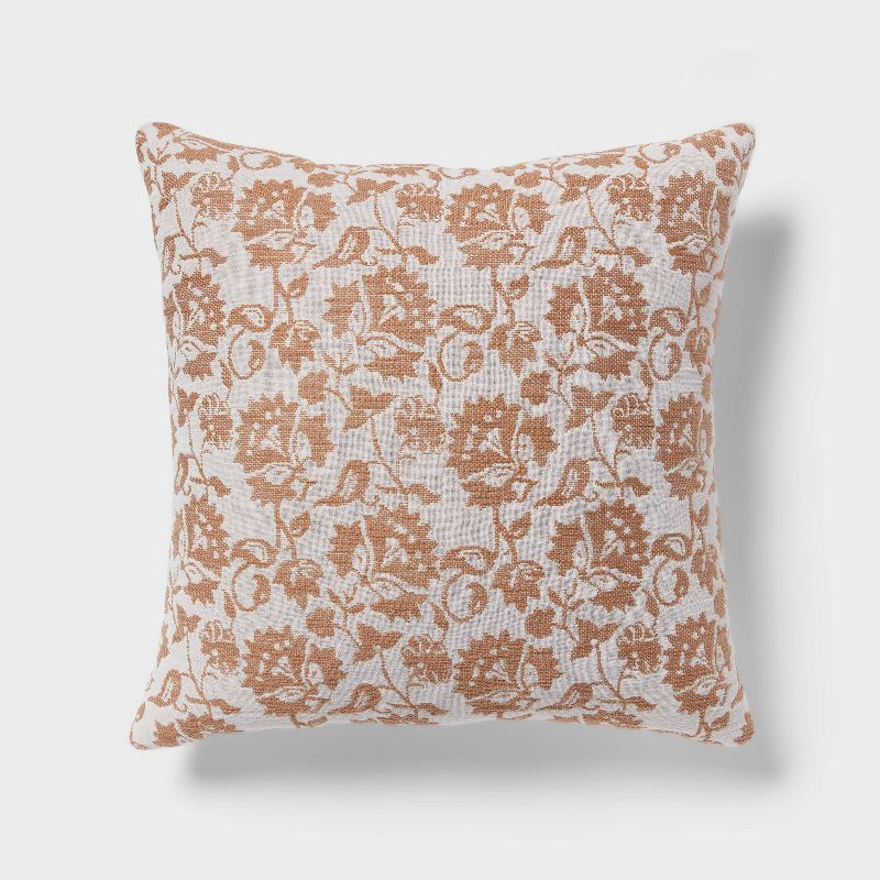 Printed Floral Dec Pillow Euro - Threshold™, 1 of 6