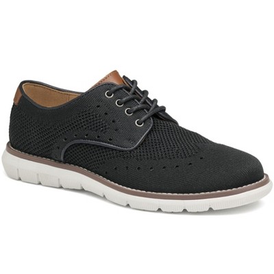 Johnston & Murphy Big Kid Holden Knit Wingtip Boys Dress Casual Lace-Up Shoe