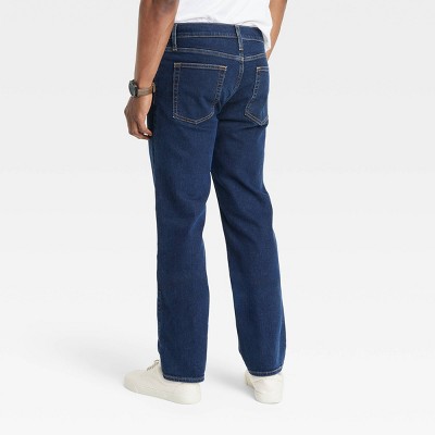 Goodfellow & Co Men's Mid Rise Straight Fit Leg Below Knee Jeans