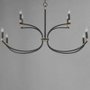 Maxim Lighting Charlton 8 - Light Chandelier in  Black/Antique Brass - 4 of 4