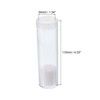 Unique Bargains Plastic Collector Round Coin Tubes with Screw Lids 10 Pcs - 2 of 4