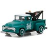 1956 Ford F-100 Green with Drop-in Tow Hook "The Hobby Shop" Series 2 1/64 Diecast Model Car by Greenlight - 2 of 3