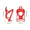 Unique Bargains PC Universal Cycling Bike Water Bottle Holders 2 Pcs with Screws 5.2" - 2 of 4