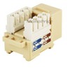 Monoprice Cat6 Punch Down Keystone Jack for 22-24AWG Solid Wire, Beige - 2 of 4
