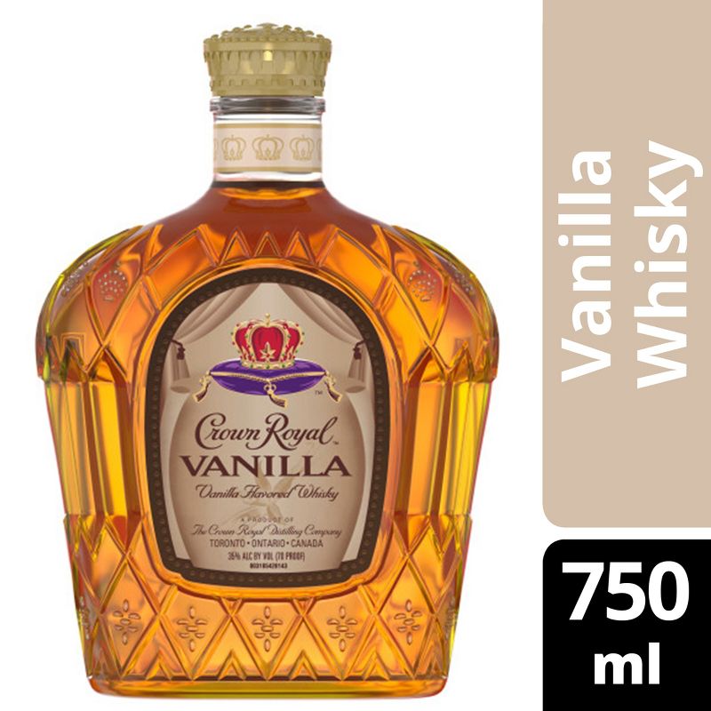 Crown Royal Vanilla Flavored Whisky - 750ml Bottle, 1 of 11