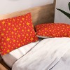 Deny Designs Full/Queen Carriecantwell Sparkling Stars Duvet Cover and Pillow Sham Gold - 4 of 4