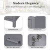 24"W Bathroom Vanity with Ceramic Sink, Bathroom Sink Cabinet with Drawer, Soft-close Door & Double-layer Door Shelf - ModernLuxe - 4 of 4